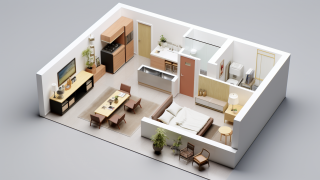 Обзор двухкомнатной (евро) квартиры 44 м² в жилом квартале Город Первых